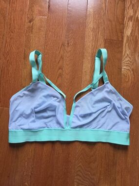 Light Blue & Aqua Wireless Bralette - Parade
